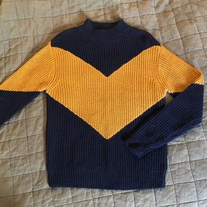 Chevron Mockneck sweater